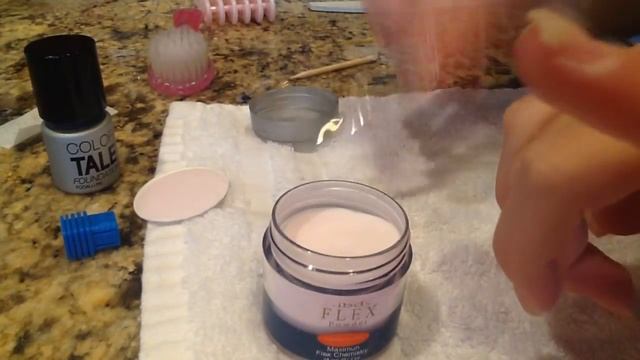 ?Как укрепить ногти акрилом ! смотреть онлайн