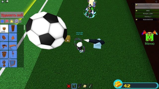 Как пройти квест ФУТБОЛ в Build a boat for treasure смотреть онлайн