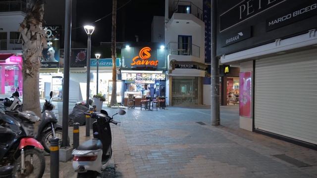 Hersonissos Crete, nightlife, walking tour 4k, Kreta, Greece 2023 смотреть онлайн