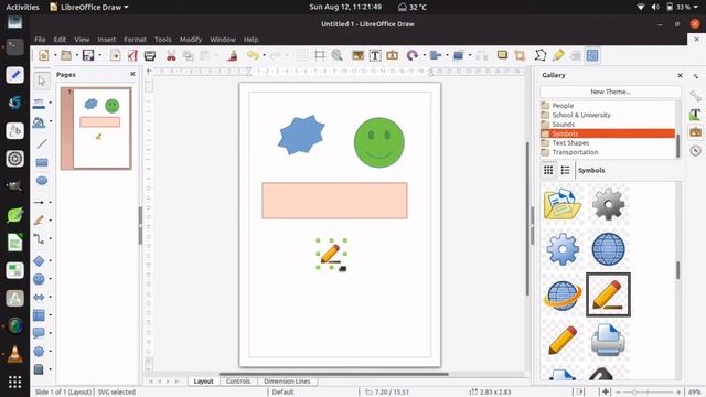 How to Create Your First Drawing in LibreOffice Draw смотреть онлайн