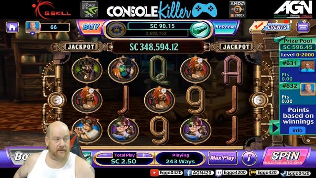 ???? CASH SLOT'S LIVE WITH EGGO & CHELLE ???? смотреть онлайн
