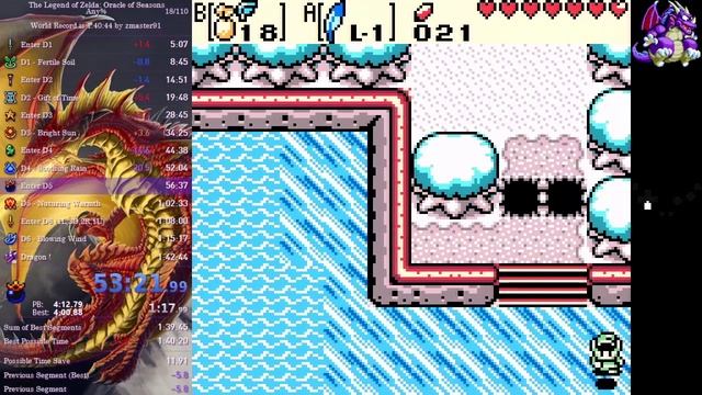 [old] The Legend of Zelda: Oracle of Seasons Any% speedrun in 1:41:18 смотреть онлайн