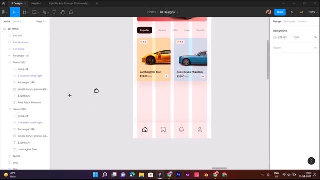Car Rental App Concept in Figma | Step by Step Tutorial смотреть онлайн