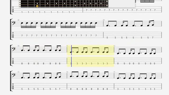 Blaze   the launch BASS GUITAR TABLATURE