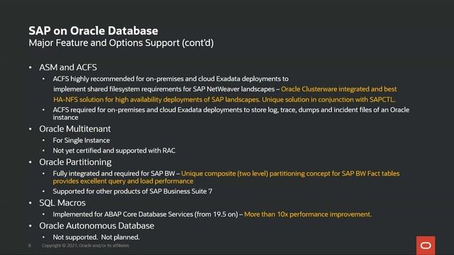 SAP on Oracle Development Update смотреть онлайн