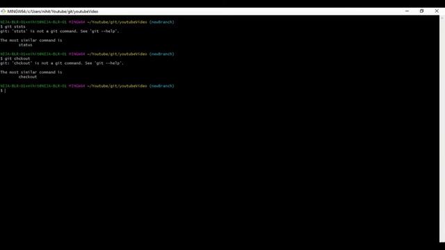 GIT | AUTOCORRECT COMMAND | GIT SHORTCUTS смотреть онлайн