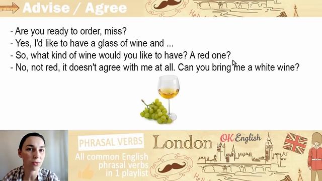 ADVISE OF / AGREE WITH - Английские фразовые глаголы | All English phrasal verbs смотреть онлайн