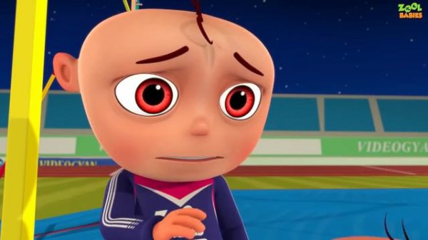 Zool Babies Playing Soccer | Five Little Babies Series | Cartoon Animation For Children