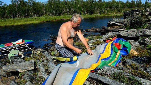 Река Ивалойоки, Финляндия, август 2018 года смотреть онлайн