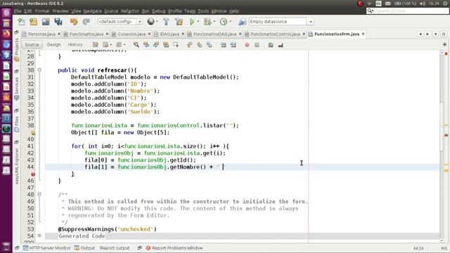 Java Desktop ABM Básico (Parte 5/8) - Swing, DAO, MVC y PostgreSQL смотреть онлайн
