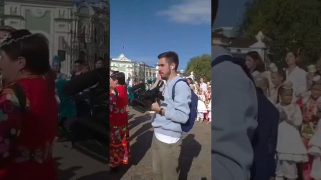 Фирдус Тямаев и другие баянисты отожгли на дне города в Казани под баян 🔥 смотреть онлайн