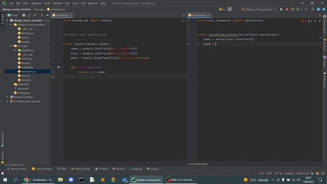 2 - Serializers -- Django Rest Framework (Türkçe) смотреть онлайн