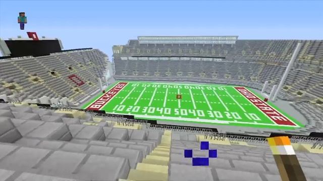 Ohio Stadium and Redstone Script Ohio in Minecraft смотреть онлайн