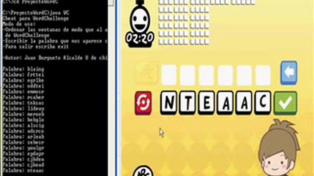 Word Challenge Cheat Java смотреть онлайн