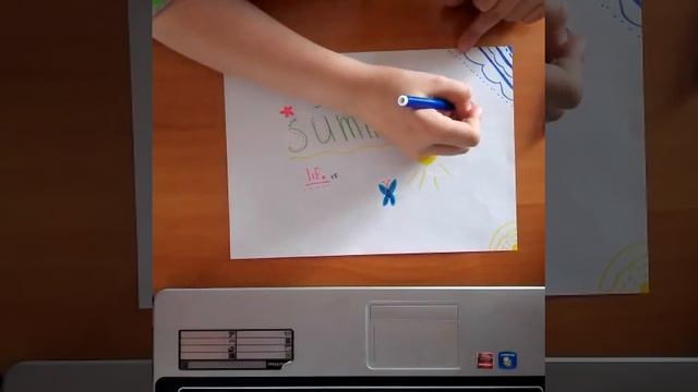 DIY I Рисуем летний фон в стиле "Дудлинг" смотреть онлайн