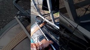 Как самому установить рулевое управление на аэролодку и крепление рулевого троса к элерону.