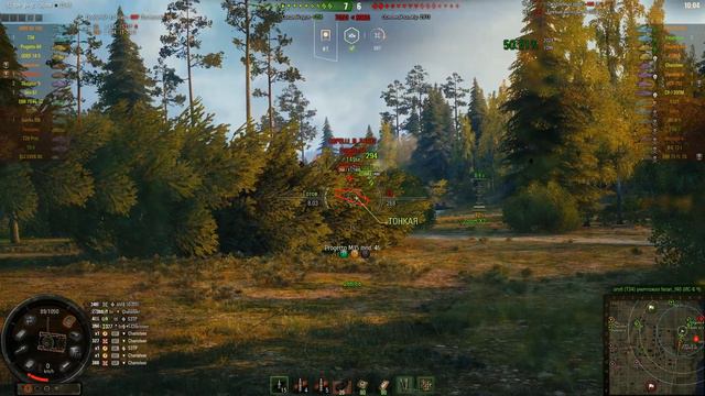 Бой world of tanks взвод Charioteer, как правильно действовать во взводе на пт-сау Charioteer смотреть онлайн