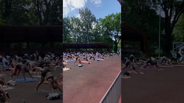 Фрагменты открытого занятия на Елагин острове летом 2022 смотреть онлайн