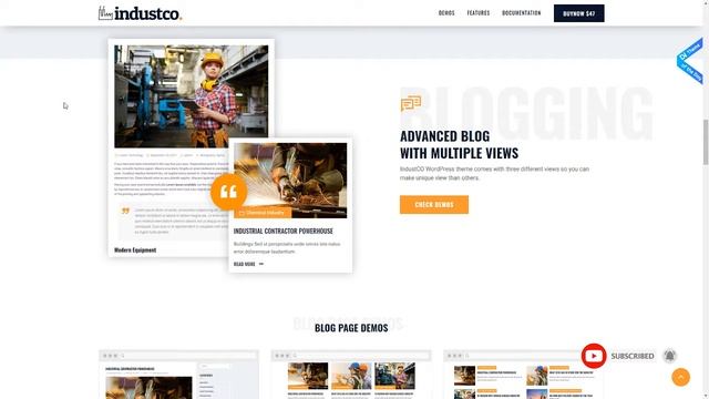 IndustCO Industry and Factory WordPress Theme Sinjin Oral смотреть онлайн