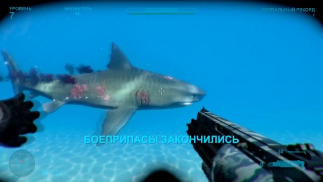 Атака акул игра ? Shark Attack Deathmatch 2 Обзор смотреть онлайн