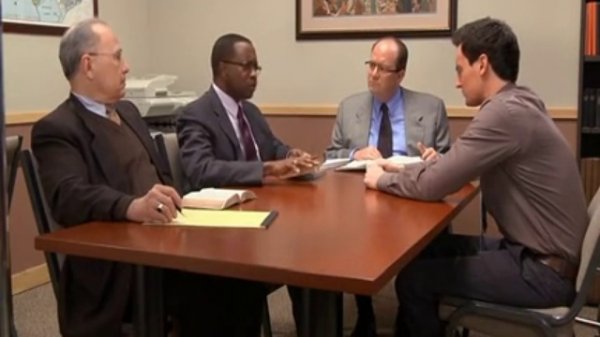 Jehovah's witnesses (Watch Tower Corporation) secret training video - Judicial committee - p2