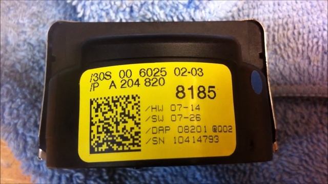 W204 Mercedes C Class Replace Light/Rain Sensor Auto Lights Inoperative