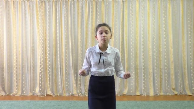 Митрофанова Наташа, 10 лет, "Художественное слово", МБОУ ДО "Олекминская ДШИ", рук. Острякова Н.Н. смотреть онлайн