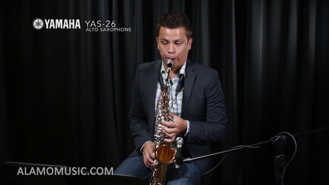 Yamaha YAS 26 Student Alto Saxophone Review смотреть онлайн