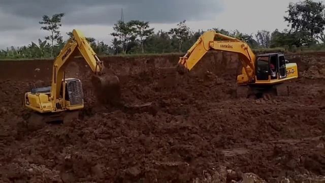 Гусеничный экскаватор LONKING CDM6225F VS Komatsu PC200 смотреть онлайн