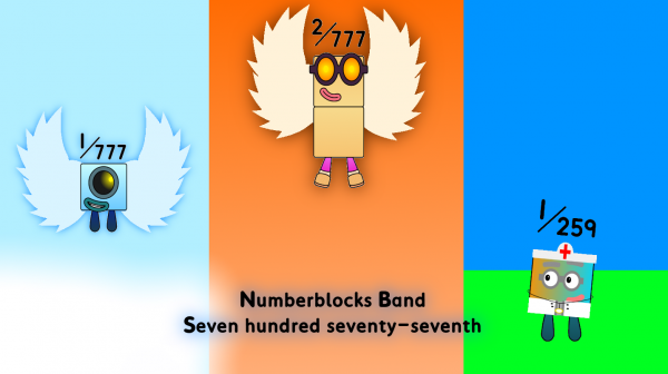 Numberblocks Band Seven hundred seventy-seventh