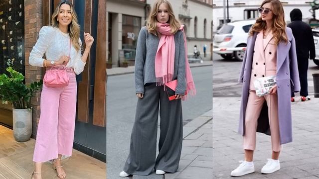 ?ЭЛЕГАНТНАЯ НЕЖНОСТЬ: ВЕСЕННИЕ ОБРАЗЫ В СЕРО-РОЗОВЫХ ОТТЕНКАХ? МОДНЫЕ И НЕЖНЫЕ ОБРАЗЫ STREET STYLE смотреть онлайн