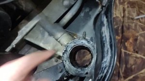 замена переднего амортизатора тайга 500