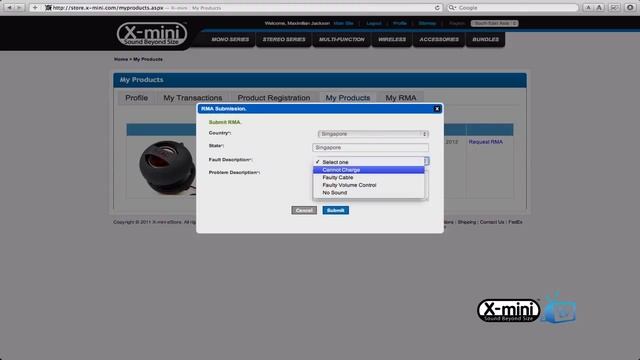 X-mini Support: How to request for a Return Merchandize Authorization (RMA) смотреть онлайн