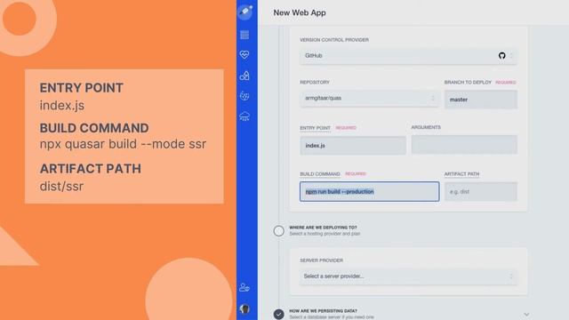 How to deploy a Quasar SSR app смотреть онлайн