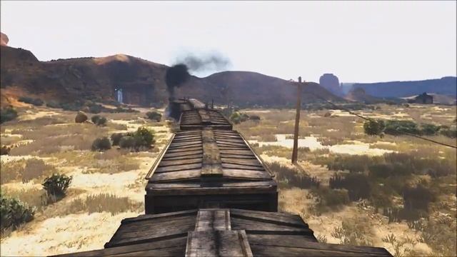 South-Western Railroad Company. Jack Marston rides the RDR train. смотреть онлайн