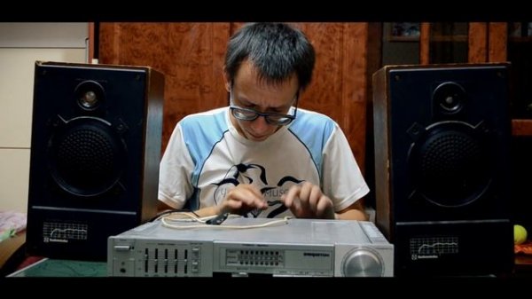 Амфитон 75У-101С и радиотехника С30А! Передел С30 итог: АС из г**на и палок. Засунул в С30А автозву