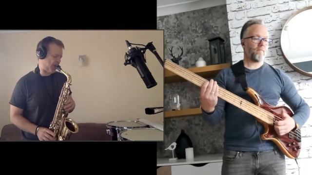 Garden Party - Mezzoforte Sax and Bass Cover смотреть онлайн