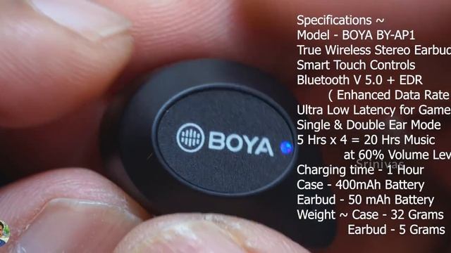 BOYA BY-AP1 Best Low Latency TWS Earbuds for Gaming Unboxing in Telugu... ?? смотреть онлайн