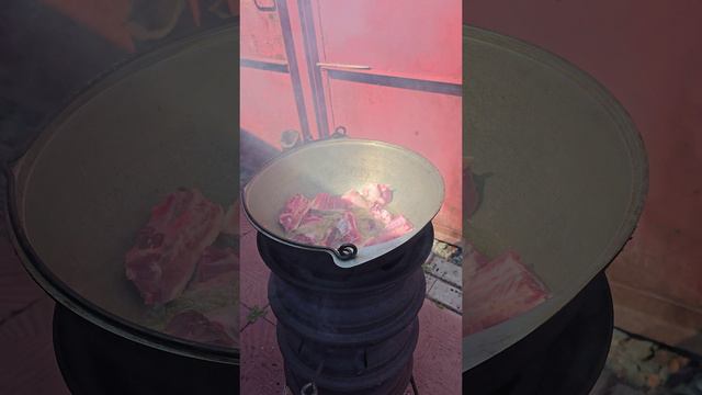 Рецепт ребер в казане. смотреть онлайн