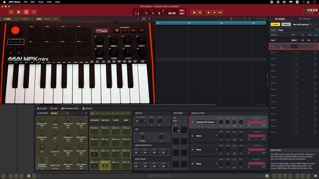 Akai Pro MPK Mini MK3 | Hardware Setup & Control Mapping in MPC Beats смотреть онлайн