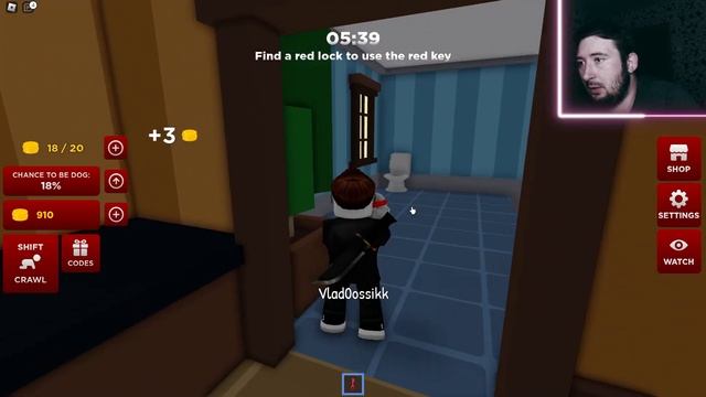 Roblox | СТРАШНЫЙ ДОГ ПЫТАЕТСЯ НАС ПОЙМАТЬ в ROBLOX DOG смотреть онлайн
