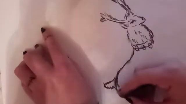 Рисунок "Новогодний олень" смотреть онлайн