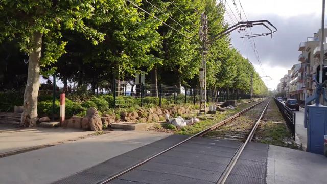 Калея(Calella)май 2021,неудачная поездка в очень ветреный день,небольшой обзор посёлка и окрестност