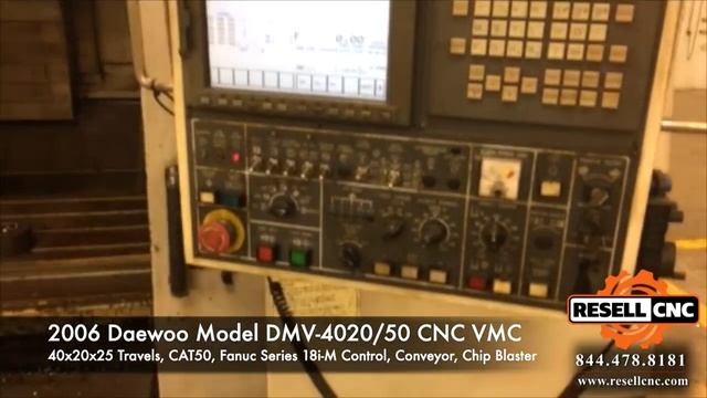 2006 Daewoo Model DMV-4020/50 3-Axis CNC Vertical Machining Center смотреть онлайн