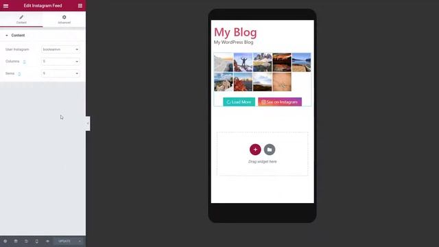 Plugin WordPress Boo Instagram Feed - Using Addon Widget Elementor смотреть онлайн