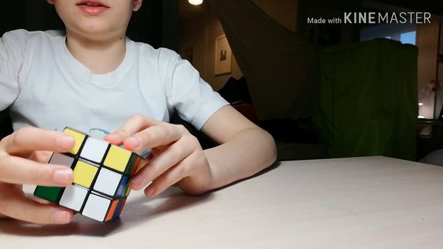 1 часть сборки кубика рубрика 3 на 3 самым лёгким способом. смотреть онлайн