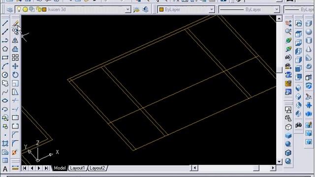 TUTORIAL MEMBUAT DENAH 3D DI AUTOCAD Part 5 смотреть онлайн