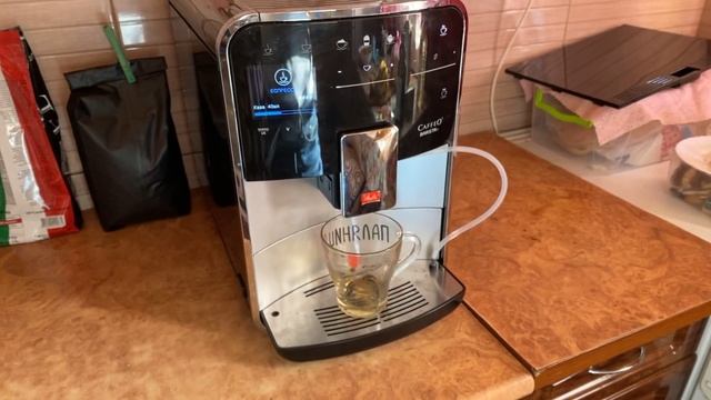 MELIITTA пишет «Засыпьте зерно», «Отбой приготовления». Мелитта Barista, Passion, Varianza.