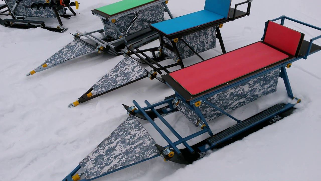 выбор саней для мотобуксировщика смотреть онлайн