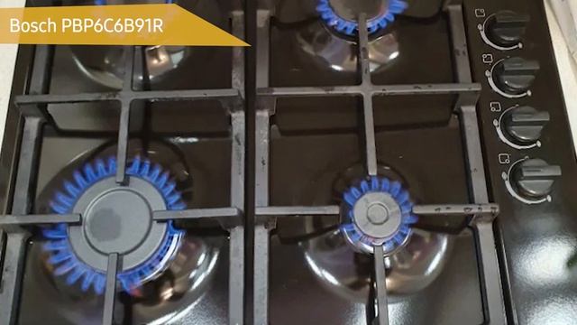 Газовая варочная панель Bosch PBP6C6B91R смотреть онлайн